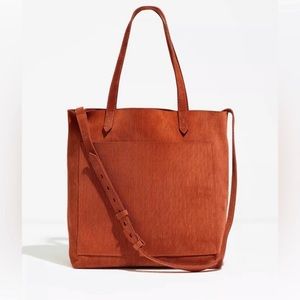🧡Madewell Medium Corduroy Transport Tote with Matching Pouch Clutch🧡